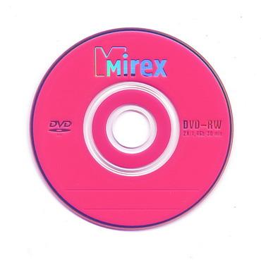 DVD-RW мини диск MIREX 2х 1.4 Гб, Cake 10